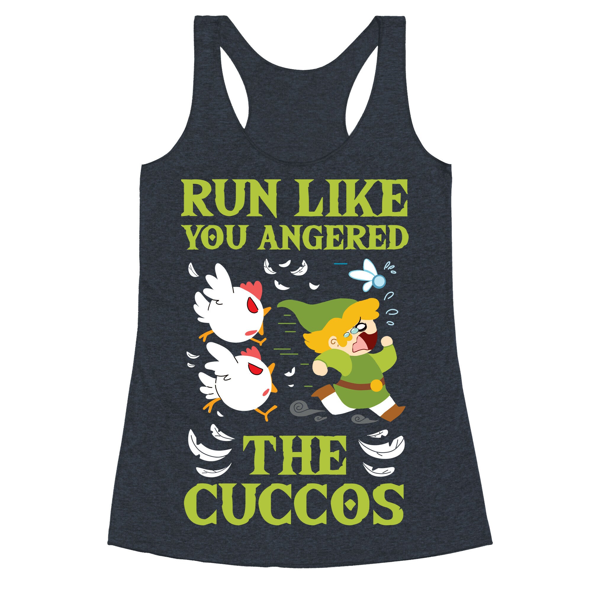 Run Like You Angered The Cuccos Racerback Tank
